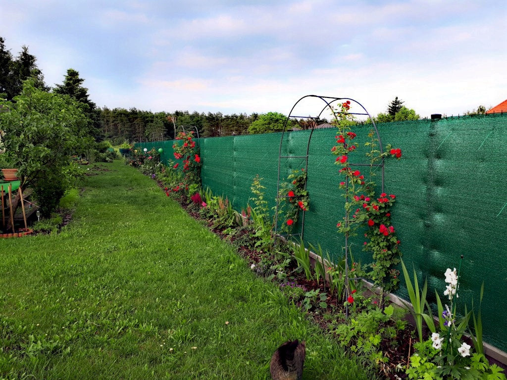 Shading Mesh 1,5x25m Masking Cover Fence Mat Fence 90% +UV Kind mesh
