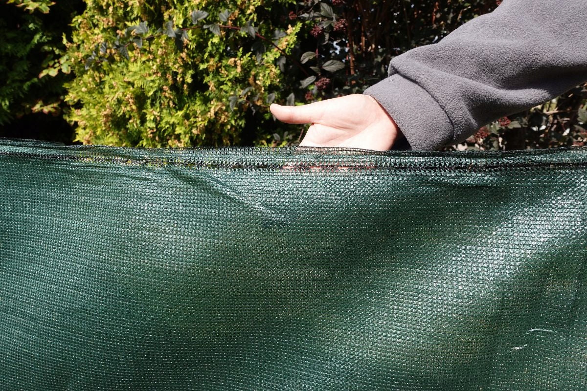 Shading Mesh Cover 2x10m 90% UV Green For Fence Balcony Manufacturer code Siatka Grandinet osłonowa maskująca