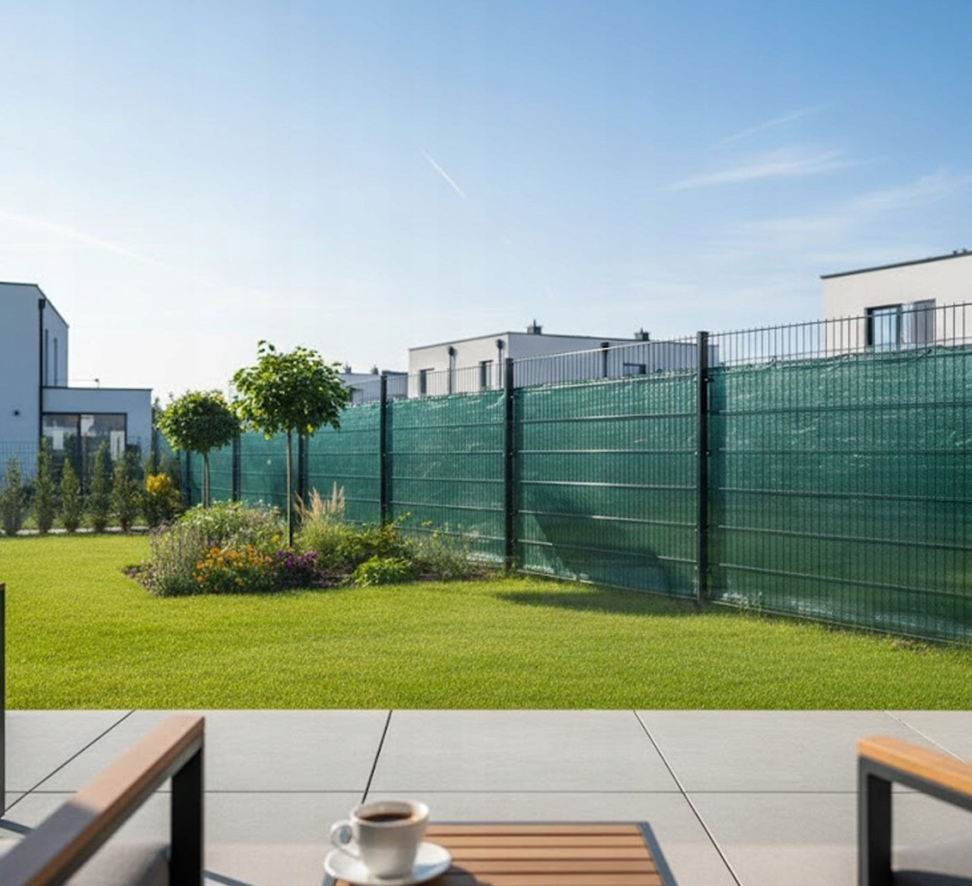 Shading Mesh Masking 2x20m 55% 60g For Fence Cover Knit Manufacturer code mata cieniująca osłonowa ochrona