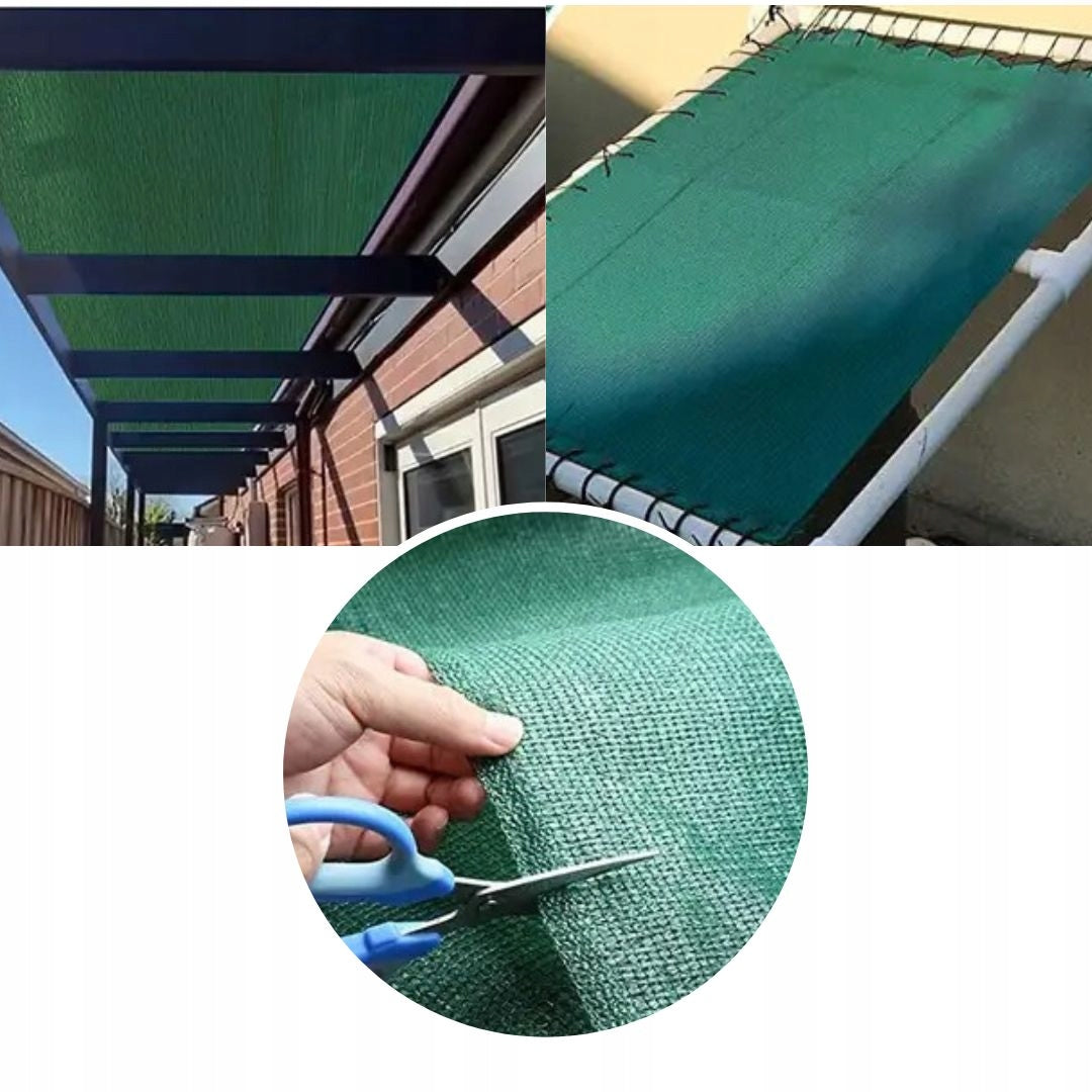 Shading net masking green for fence 1,5x10m + Gardina bands Manufacturer no brand