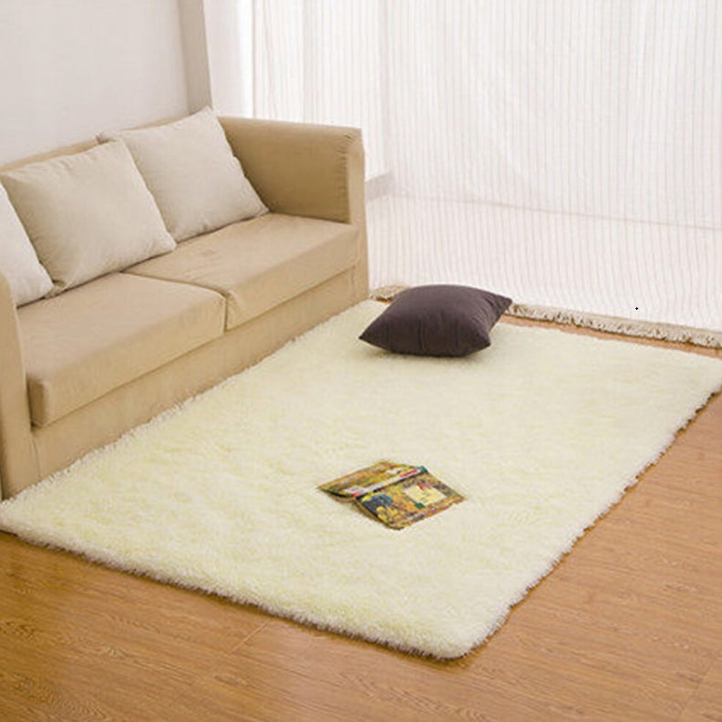 Shaggy Carpet 200x300 plush dense soft trimmed plush fur cream Thickness 35 mm