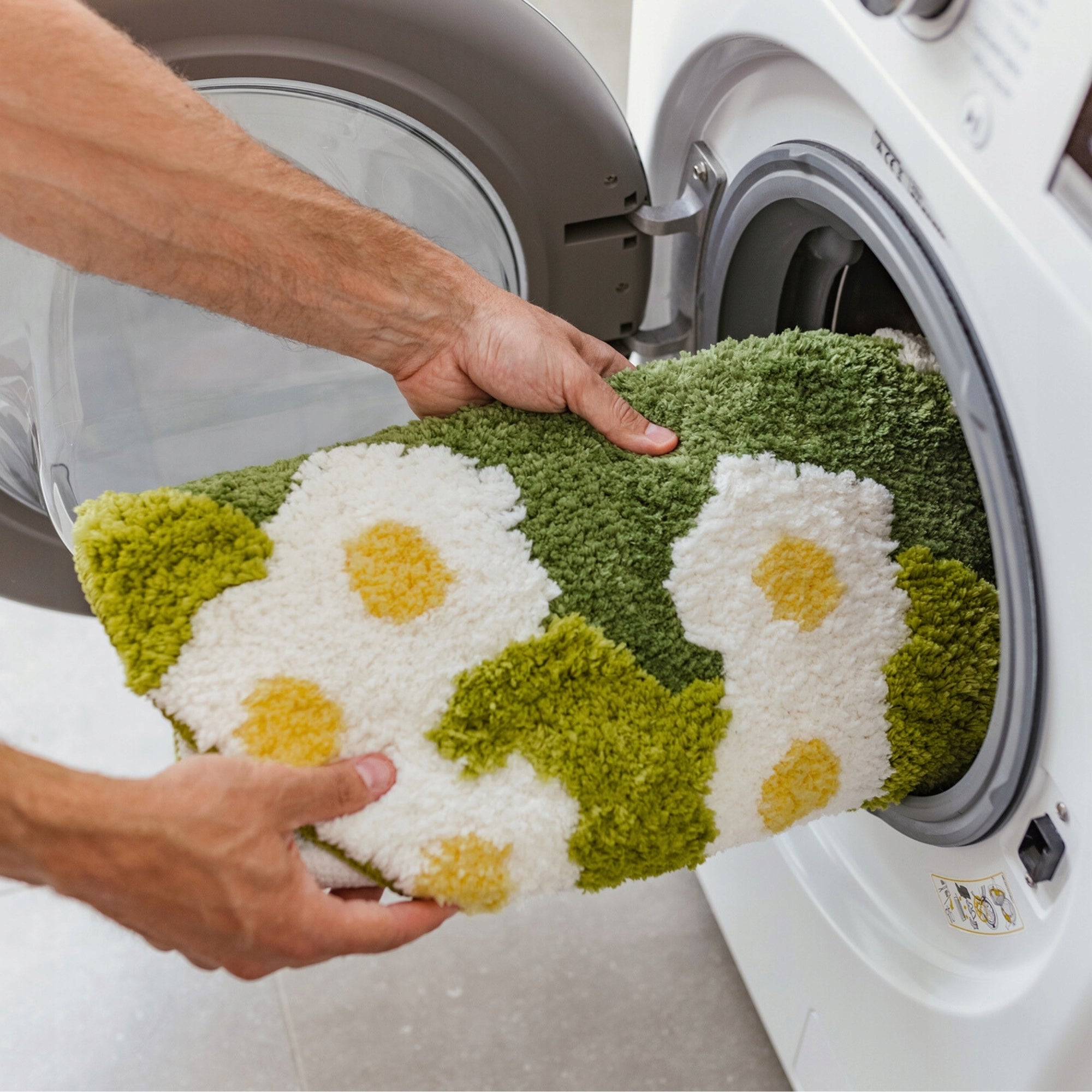 Shaggy Carpet Anti-Slip Fluffy 50x80cm Soft Thick Decorative Moss Product width 50 cm