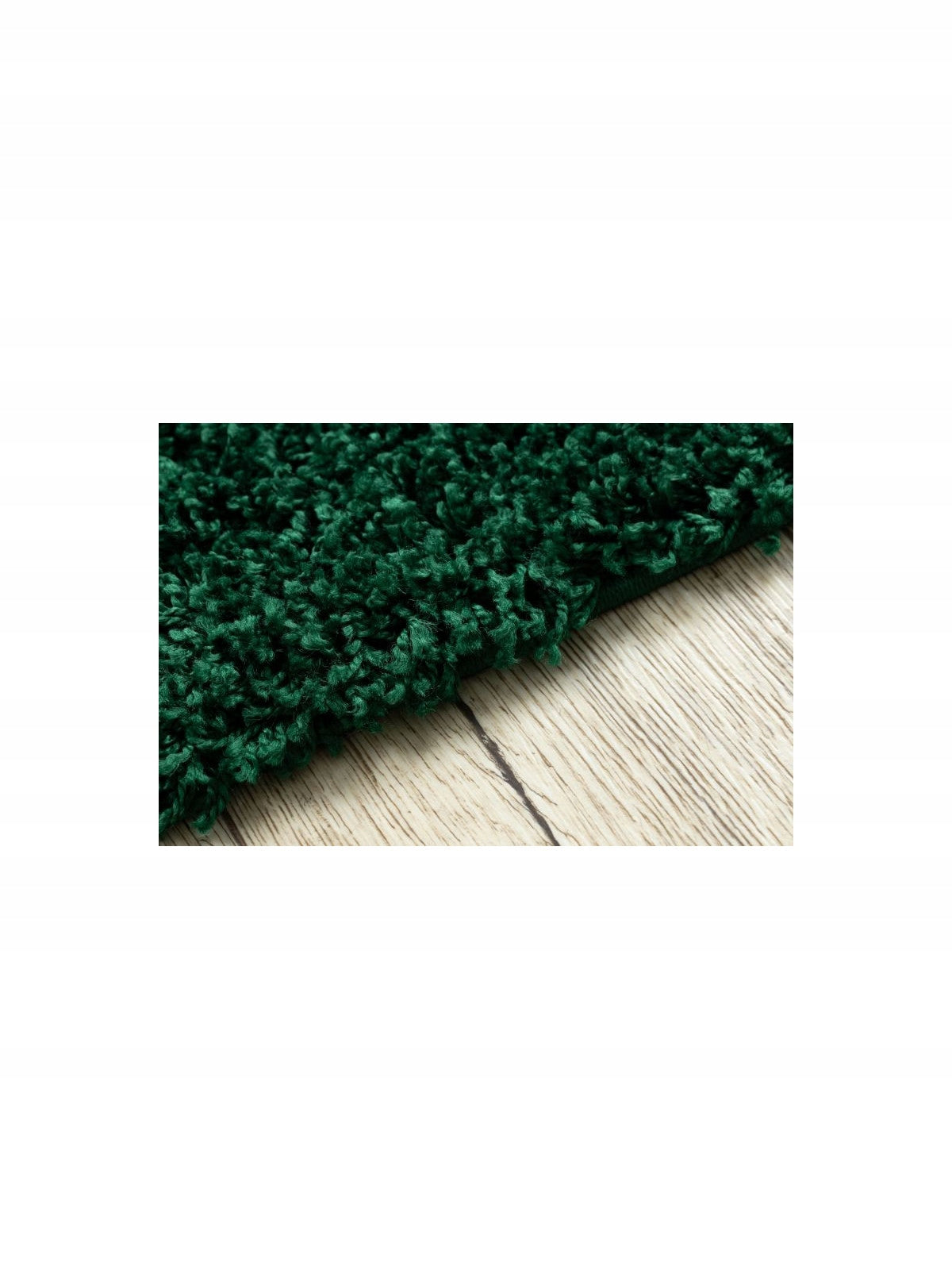 Shaggy rug THICK FOR LIVING ROOM BEDROOM green WITHOUT PATTERN 160x220 cm Soffi Thickness 50 mm