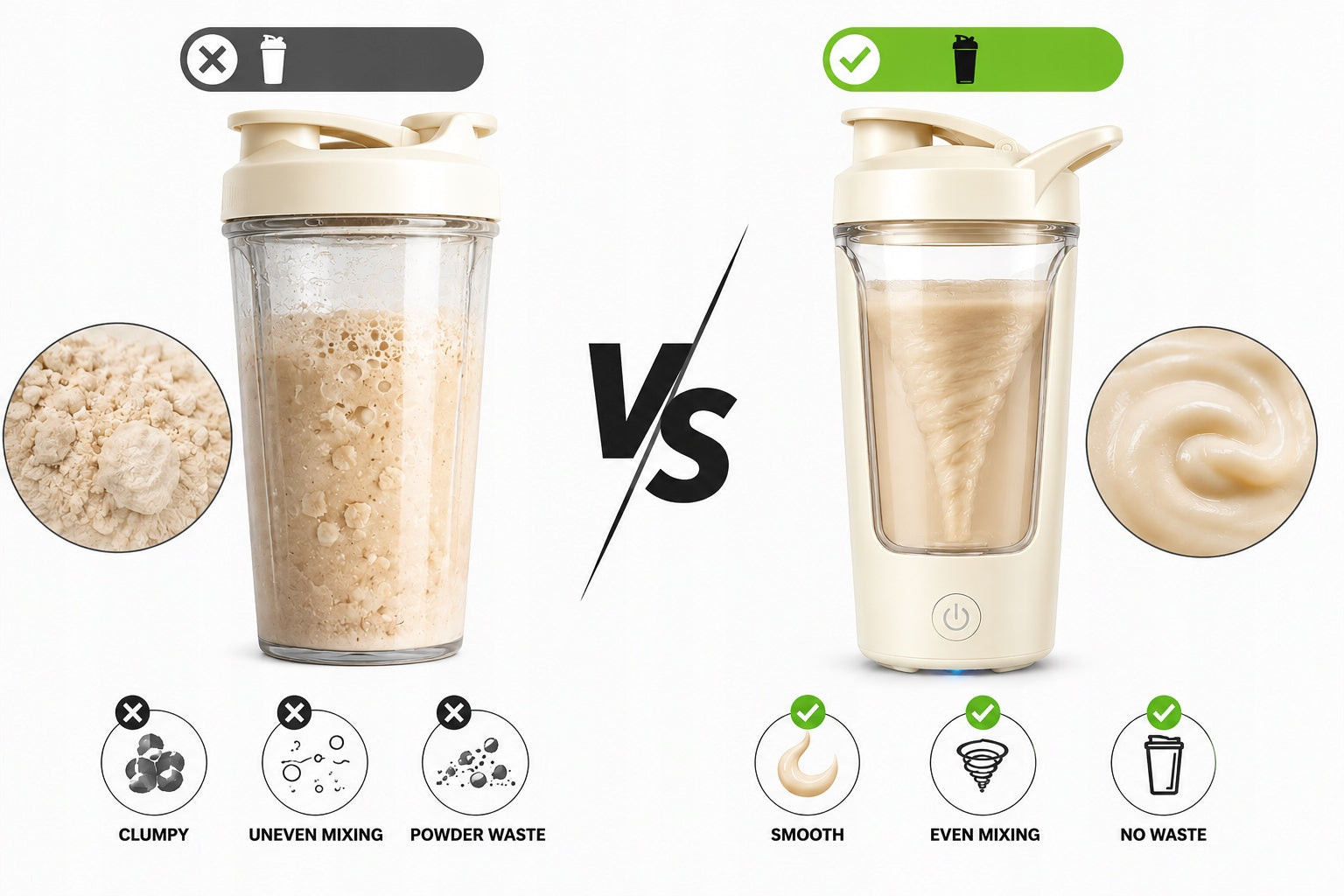 Shaker Blender Electric Shaker Mixer 450ml Model Kubek do mieszania 450 ml