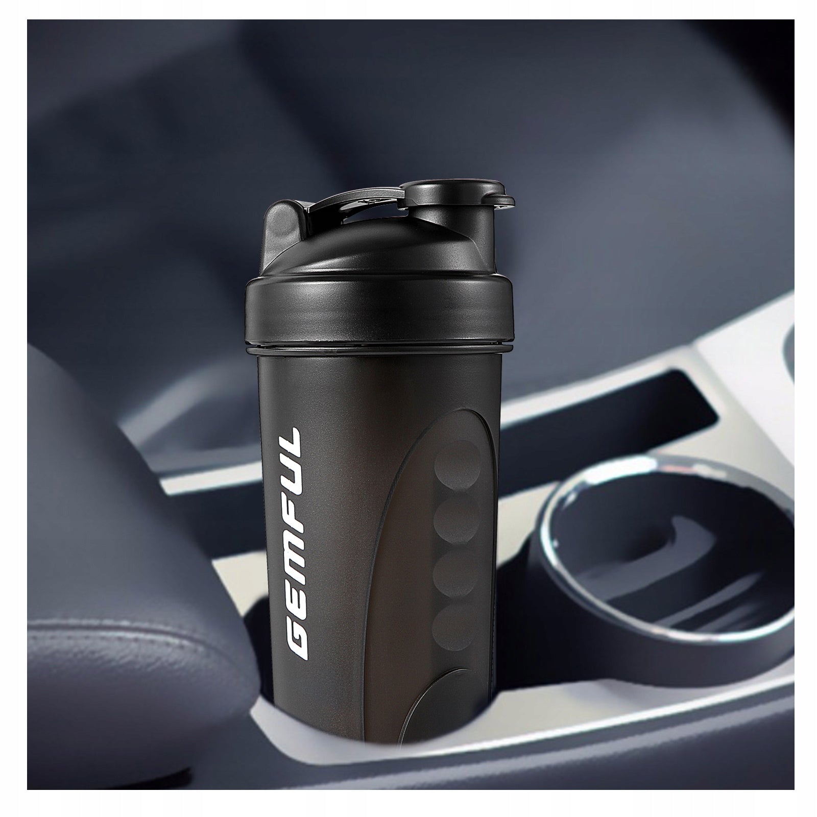Shaker Bottle for Protein Mixes 750ml Leakproof Smoothie Water Cups 2 Pack Model GF009