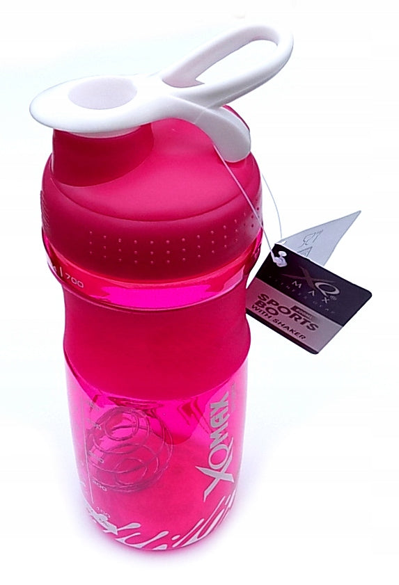 Shaker water bottle sports bottle XQ MAX 800ml spiral PINK