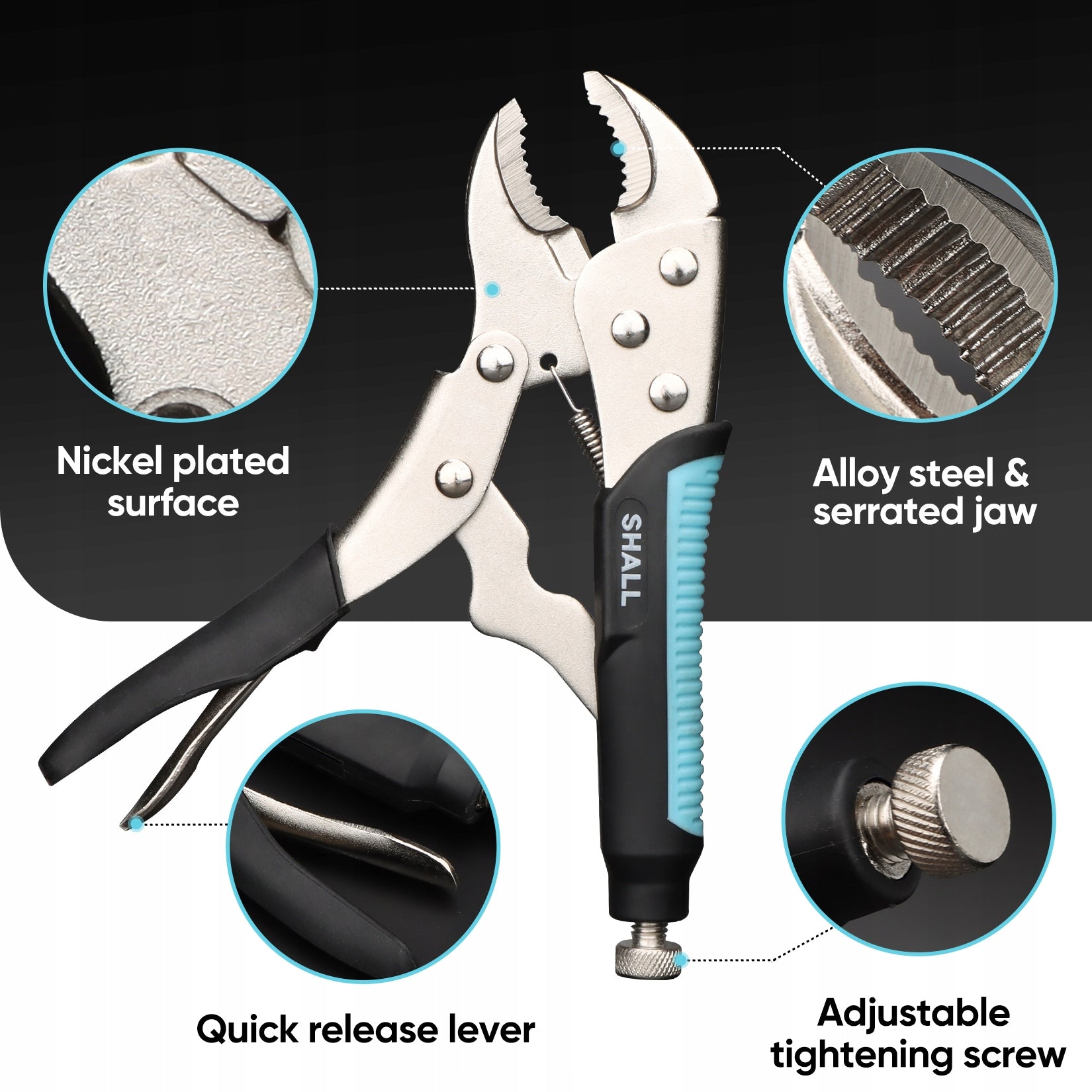 Shall Tools Shall 6-Piece Pliers Set Manufacturer code SH191006UK