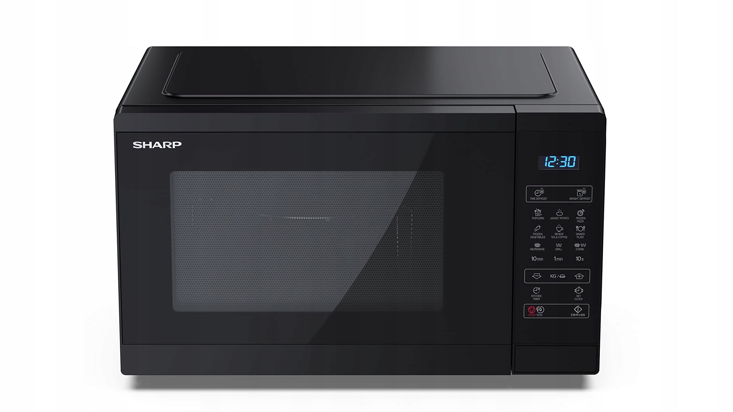 Sharp YC-MG252AE-B Microwave with Grill 25 L, 900 W Microwave, 1000 W Grill Packaging status original
