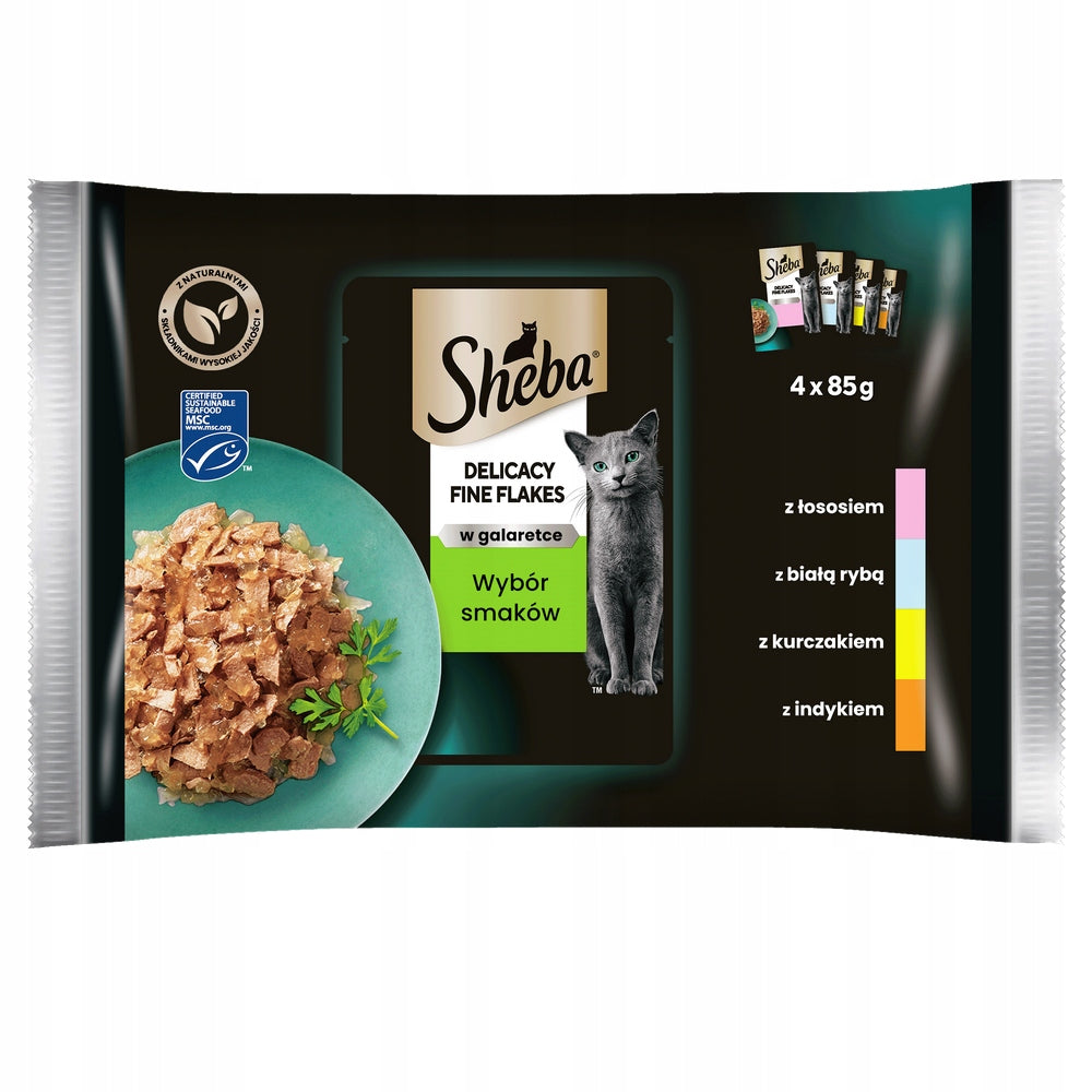 Sheba Delicacy Mix of Flavours in Jelly 32x85g EAN (GTIN) 4770608257132