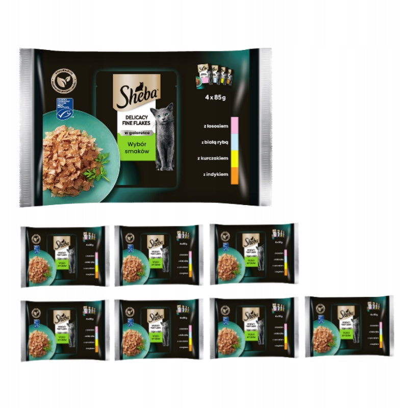 Sheba Delicacy Mix of Flavours in Jelly 32x85g