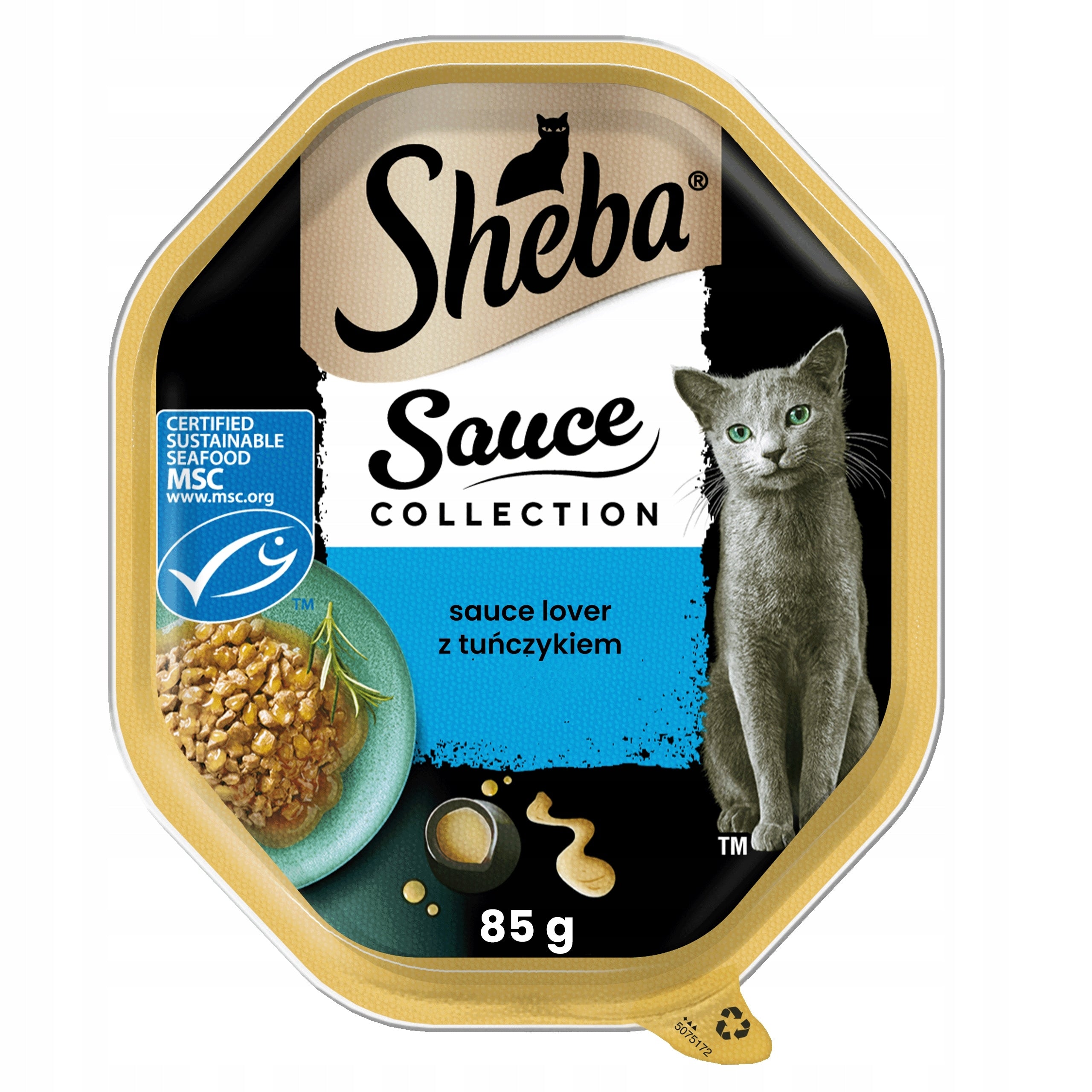 Sheba Sauce Collection Wet Cat Food Tuna in Sauce 22 x 85g Brand Sheba