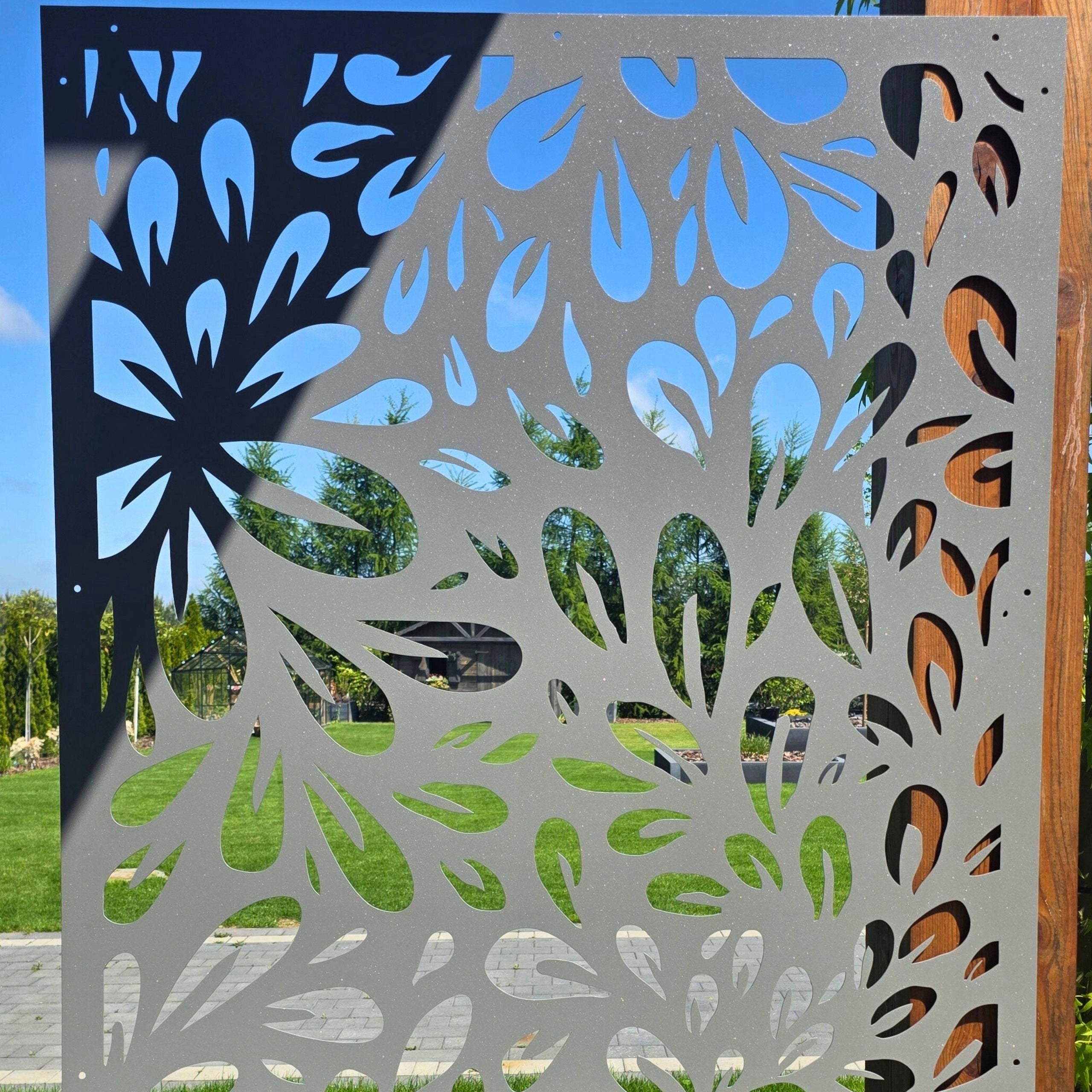 Sheet metal panels for fences, size, many designs. Raw, price for 1 m² Maximum element height 100 cm