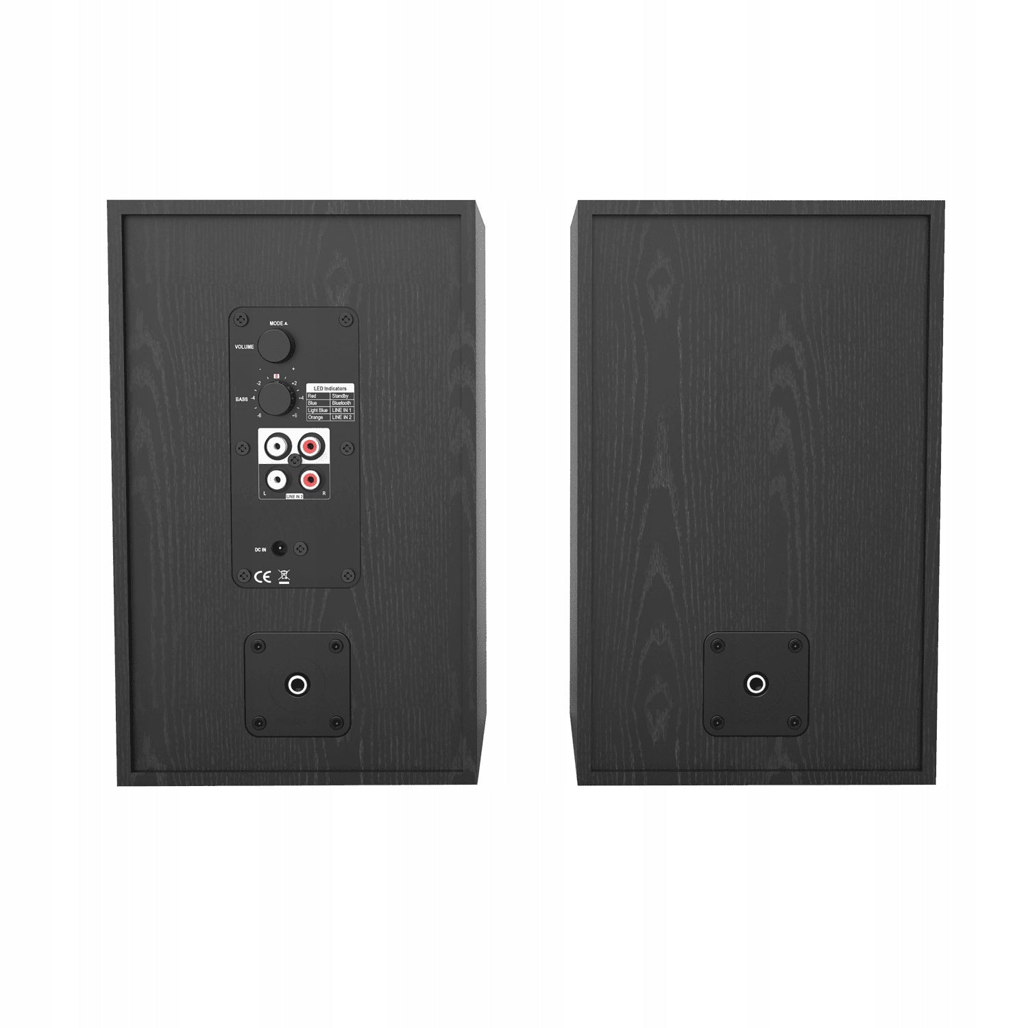Shelf Speakers Active Speakers 120W Blaupunkt BS40BK + PILOT Color black