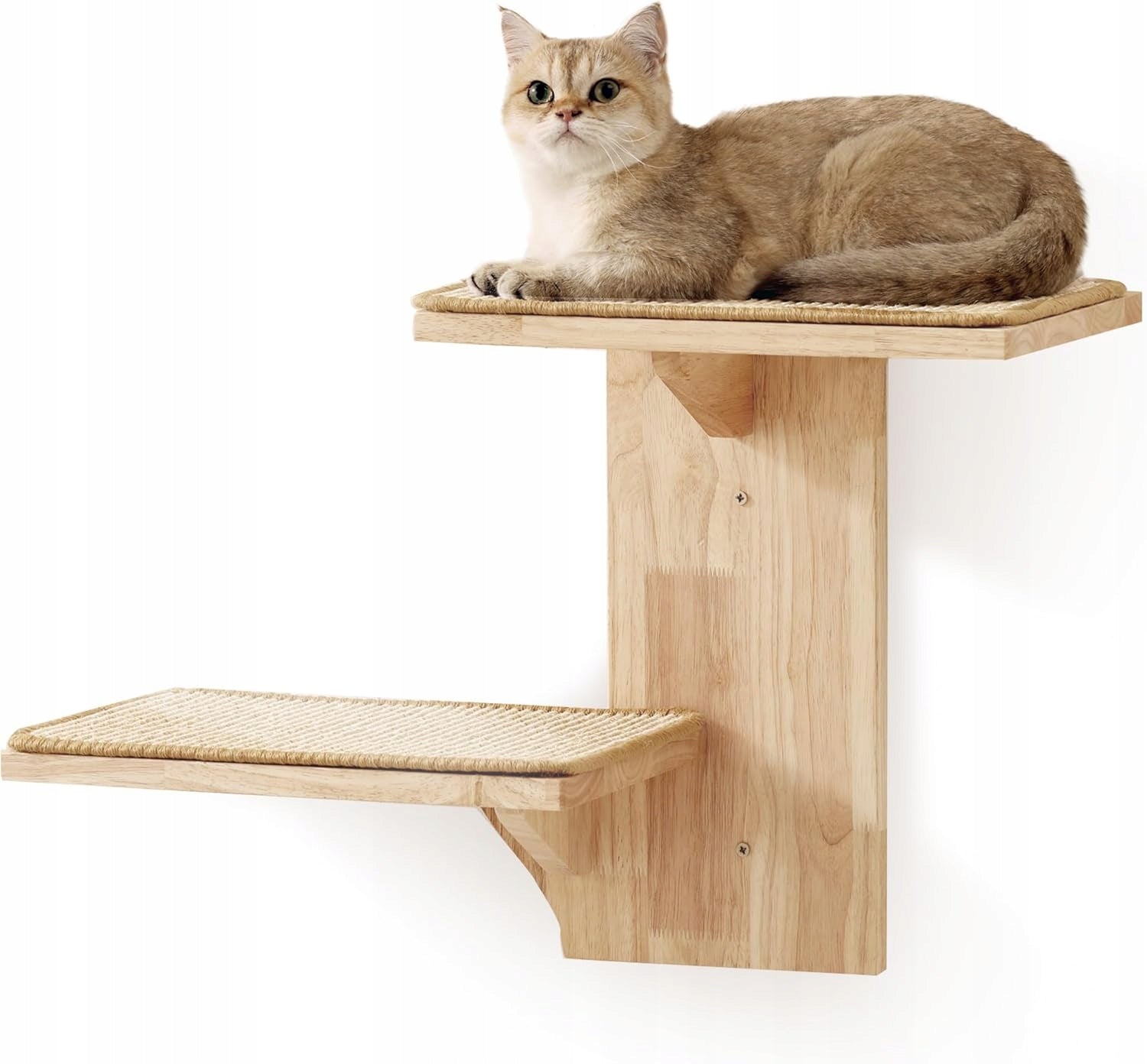 Shelf with rug brown corner 26 cm x 45 cm