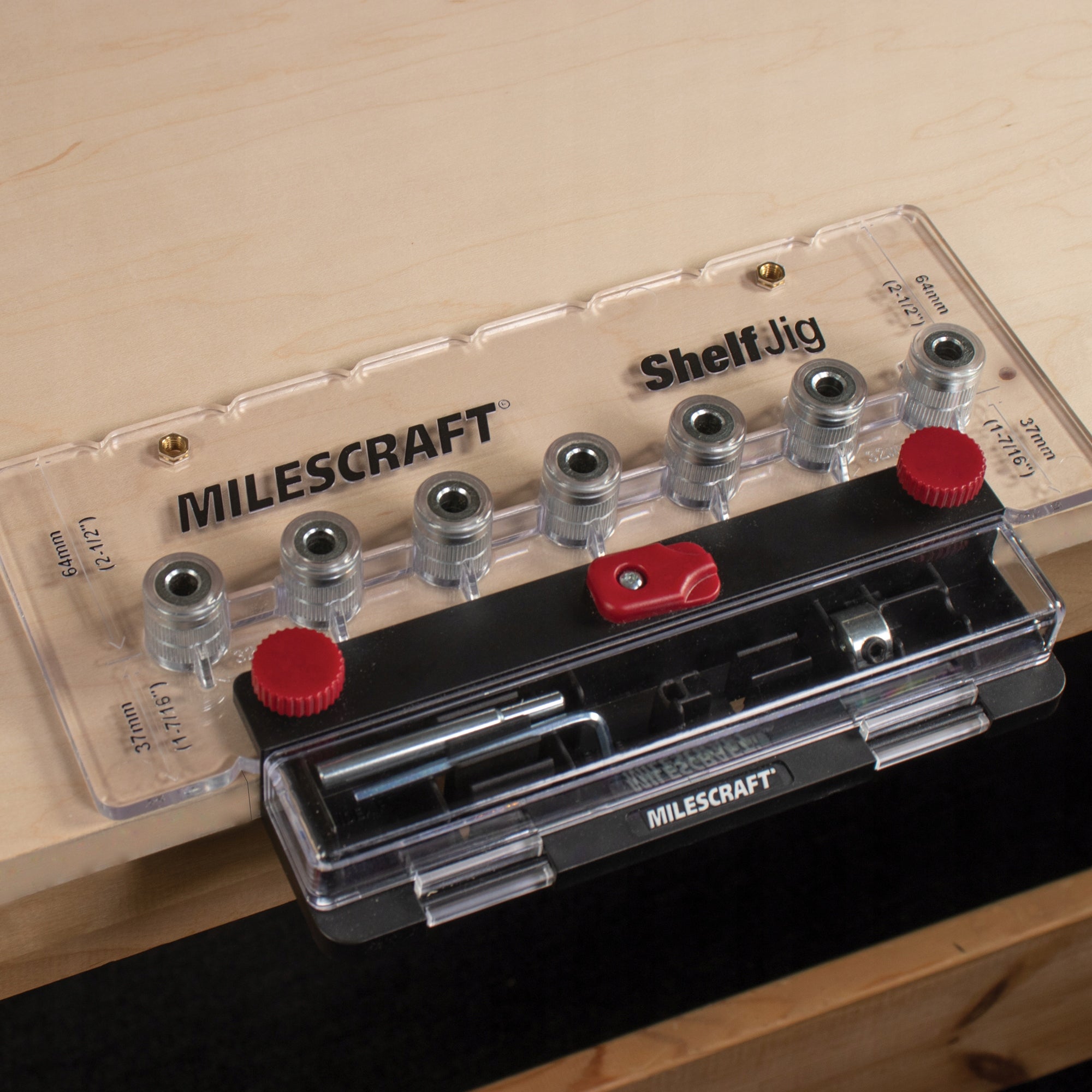 ShelfJig MILESCRAFT SHELF HOLE DRILLING TEMPLATE Manufacturer code 1343