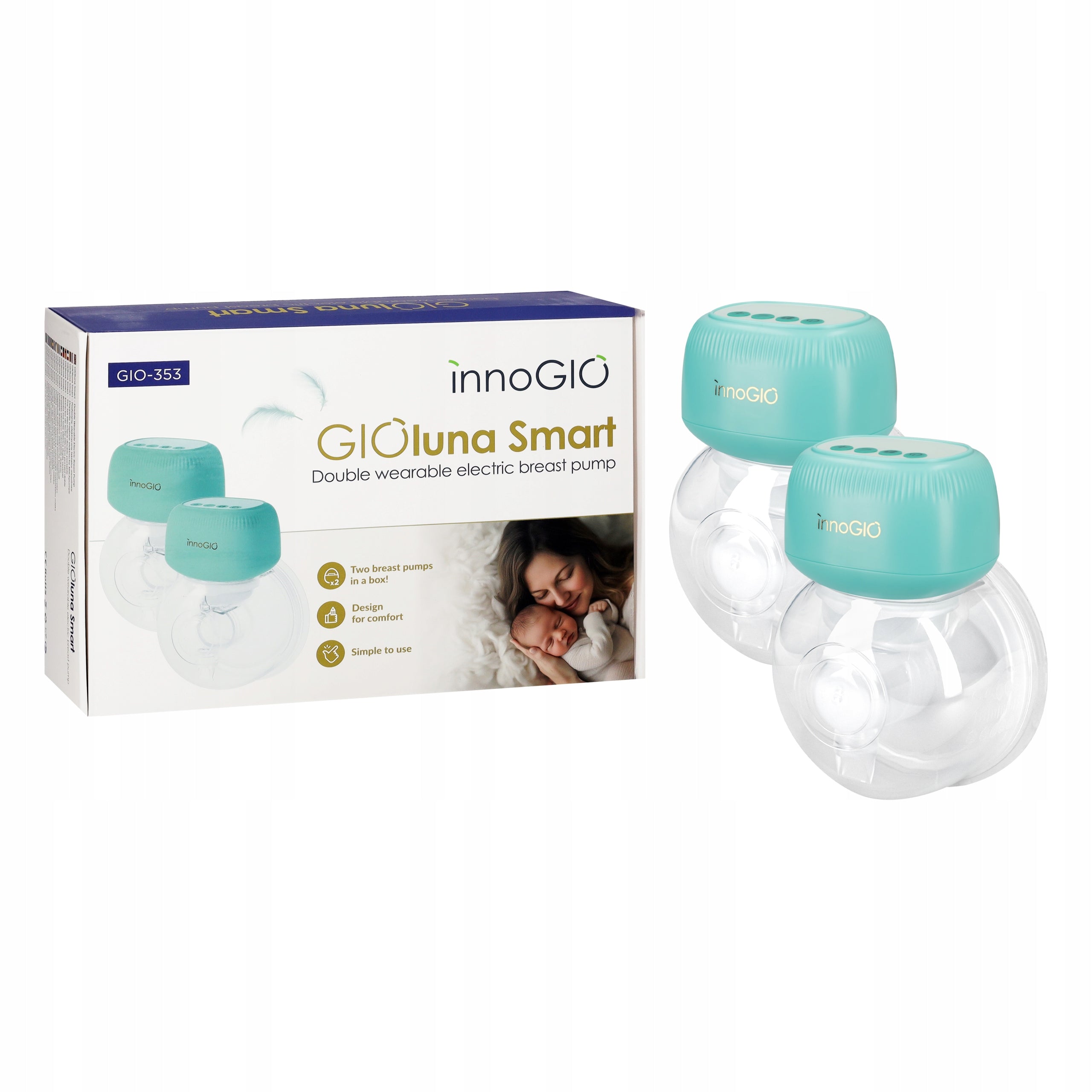 Shell Breast Pump Dual Electric Wireless Food Extractor Medical device no