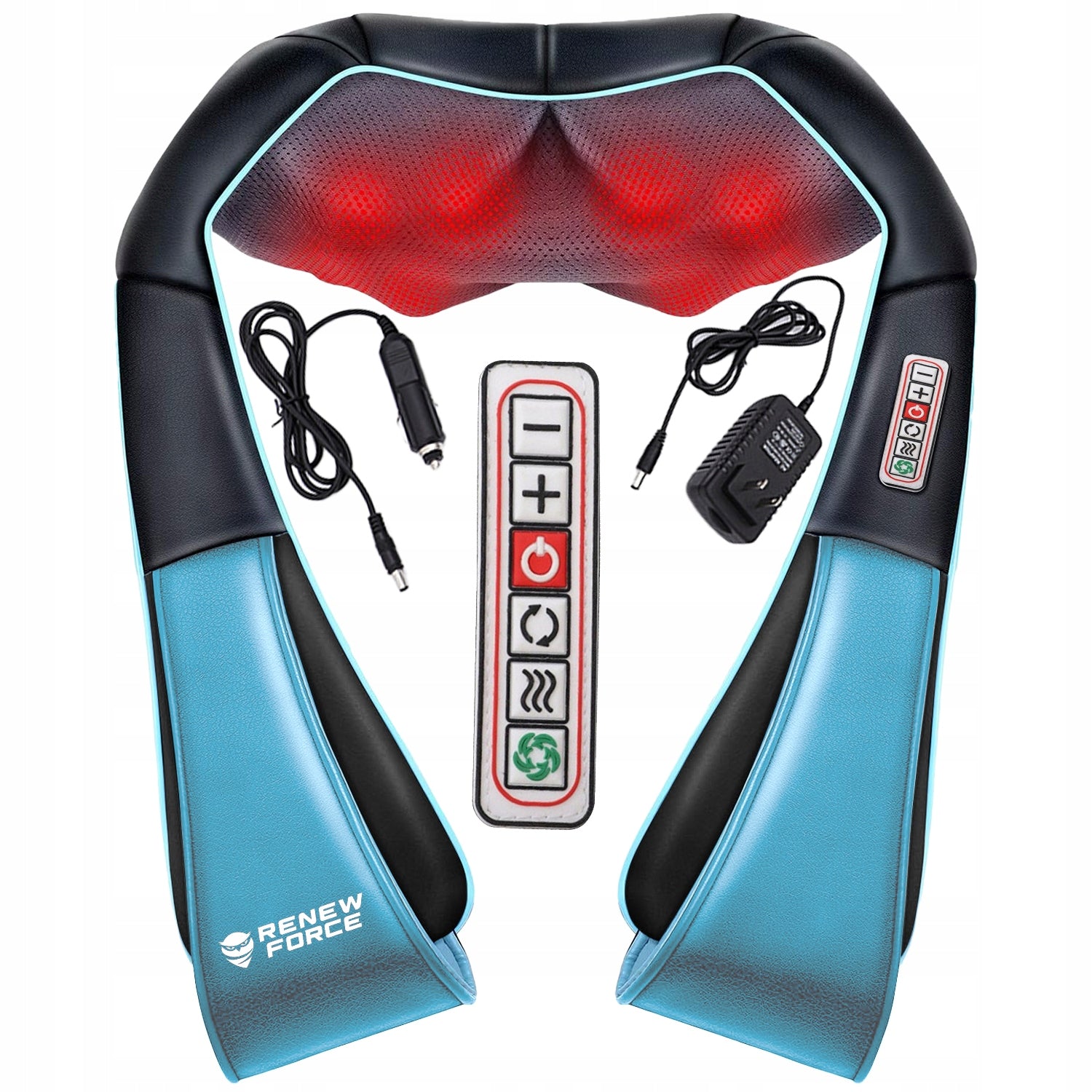 Shiatsu 24W 3D Herz Back Neck Massager Heating Gift