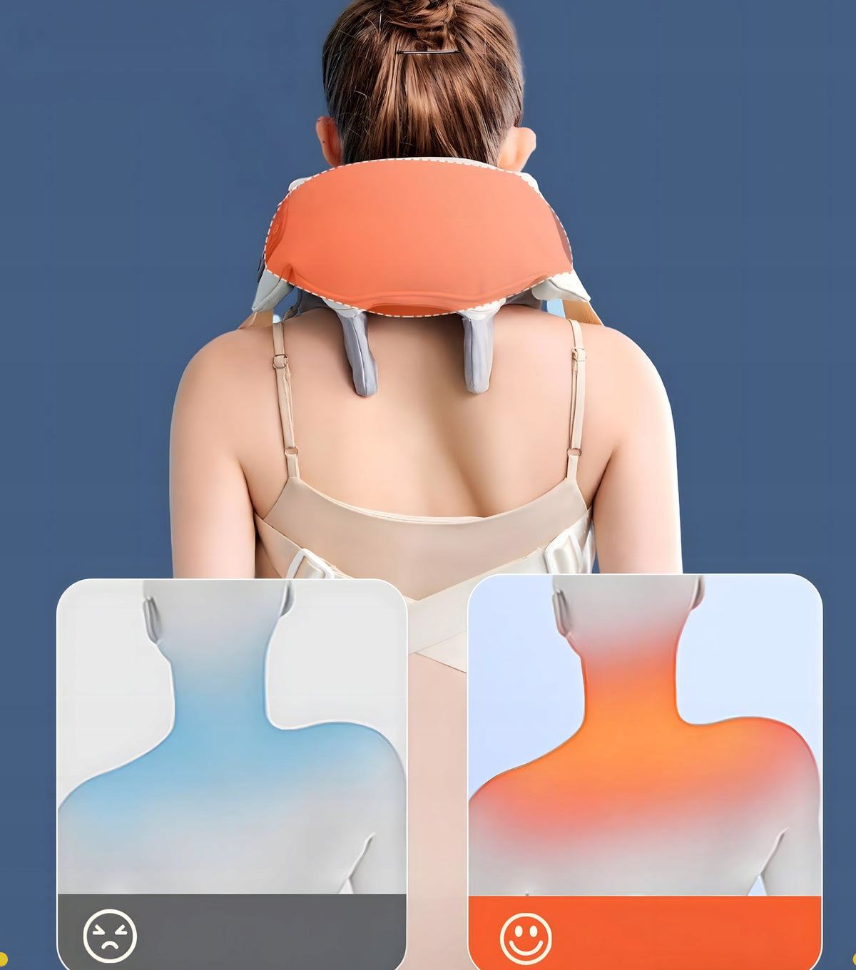 Shiatsu 3D Cordless Massager with Heating for Neck, Neck and Back Packaging status original