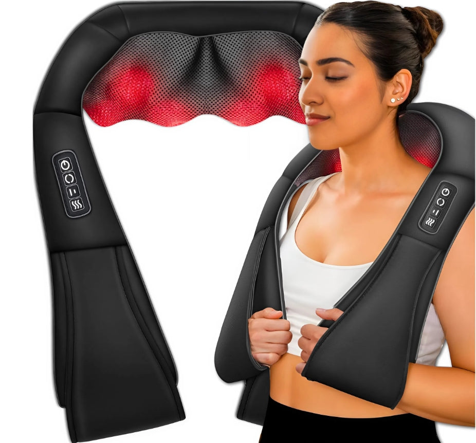 Shiatsu Back Neck Massager Heated Solid Strong + FREEBIE Manufacturer code MAGICMAKERS21