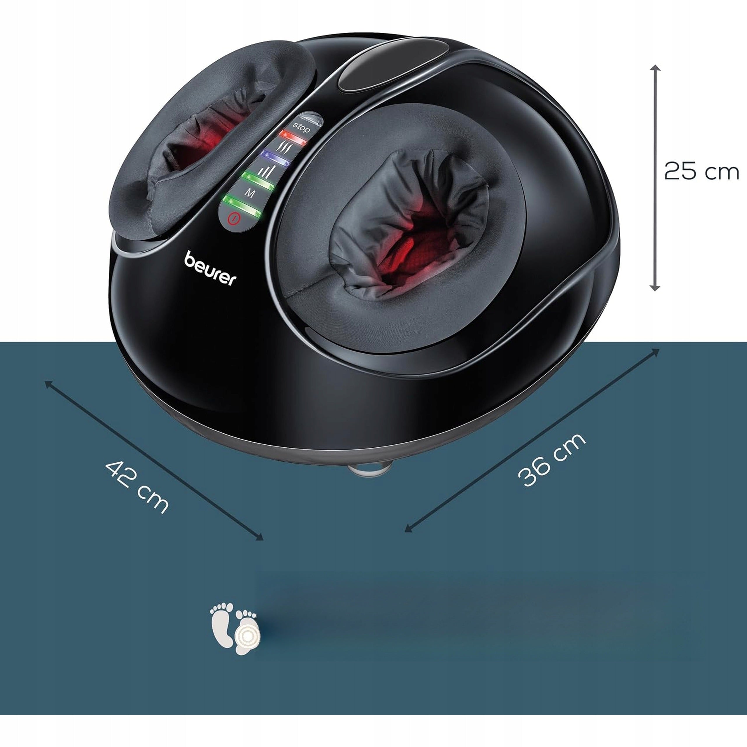 Shiatsu Beurer FM 90 Foot Massager with Air Compression and Heating Brand Beurer