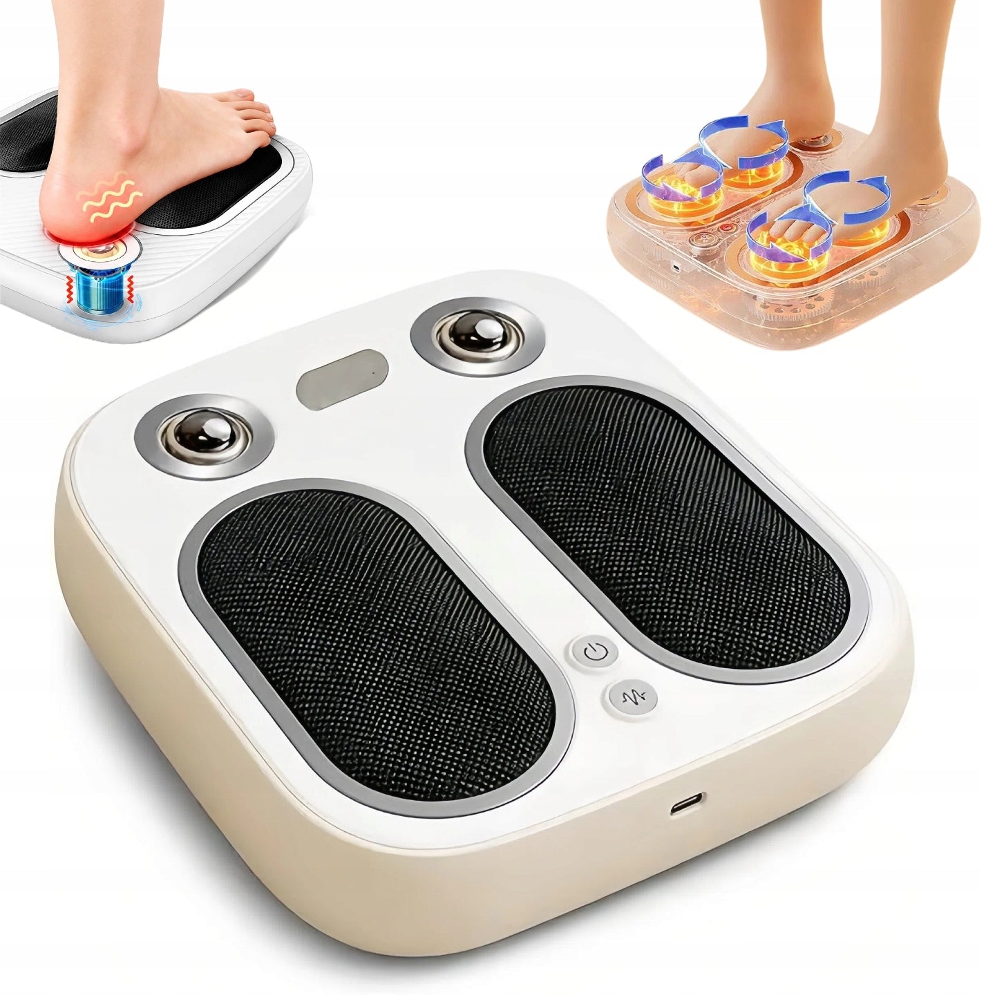 Shiatsu Electric Foot Massager with Tapping Function Relax Foot Massage
