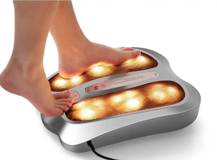 Shiatsu Foot Massager Lymphatic Pneumatic Compression Heating Packaging status original