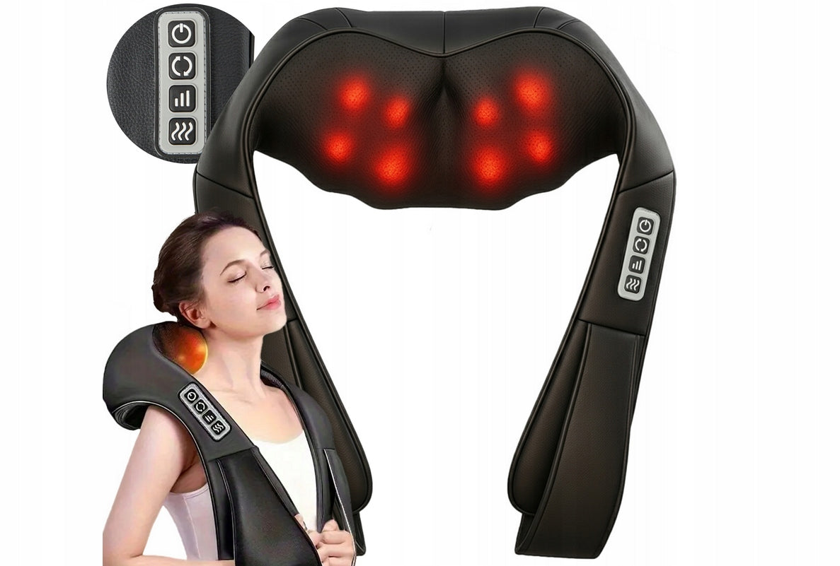 Shiatsu Massage Belt Heated Back Neck Massager Body Neck