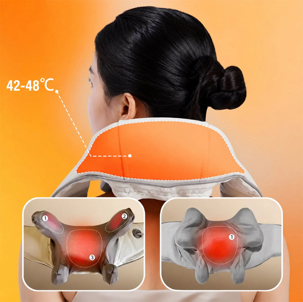 Shiatsu Massager for Back Neck Warming Relaxing Collar Packaging status original