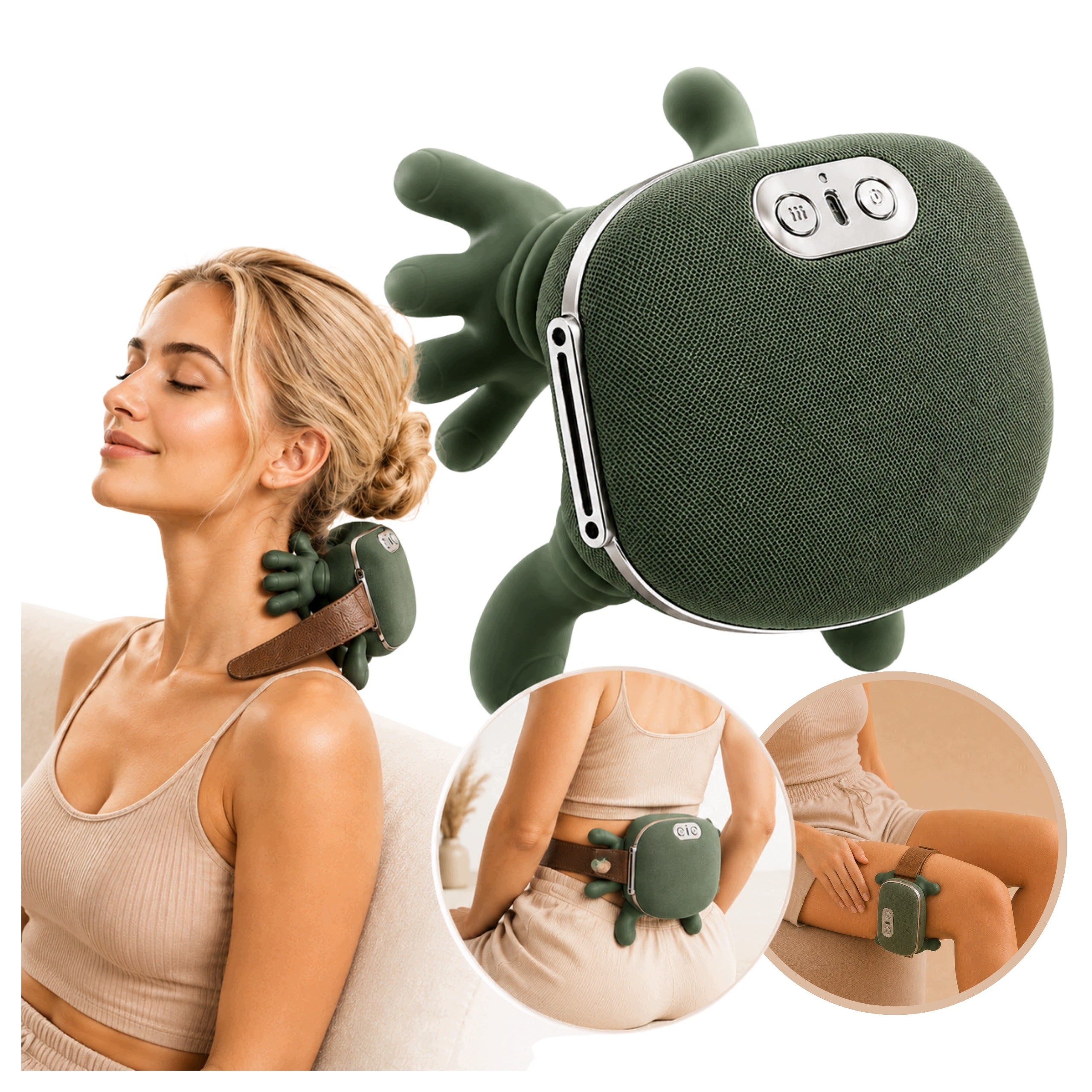 Shiatsu Massager for Calf Shoulder Body Thigh Paws Wireless