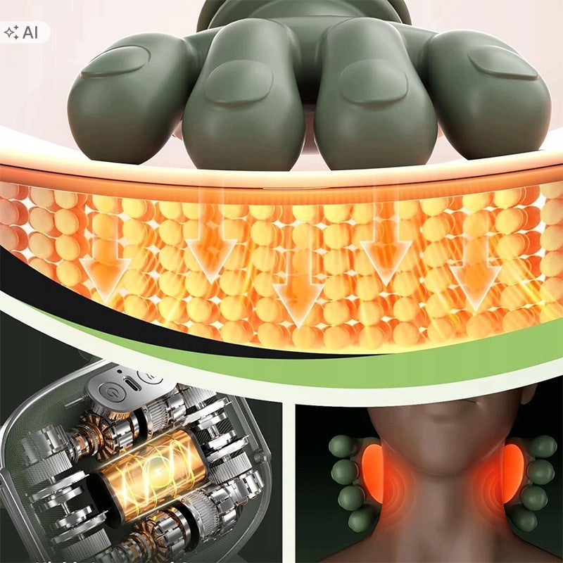 Shiatsu NECK MASSAGER WITH PAWS HANDLES ROMAN Manufacturer code 5905902414908