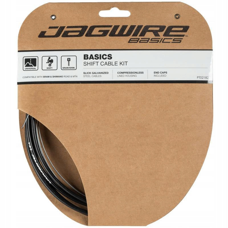 Shift kit JAGWIRE BASIC derailleur cable + LEX ARMOR + tips