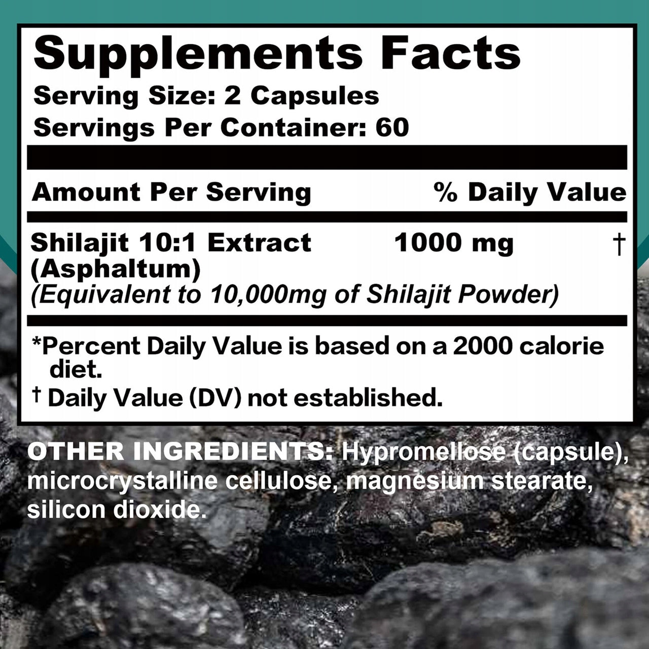 Shilajit 1000mg - Boost Your Energy Levels, Immune System Health... Manufacturer code Buporai