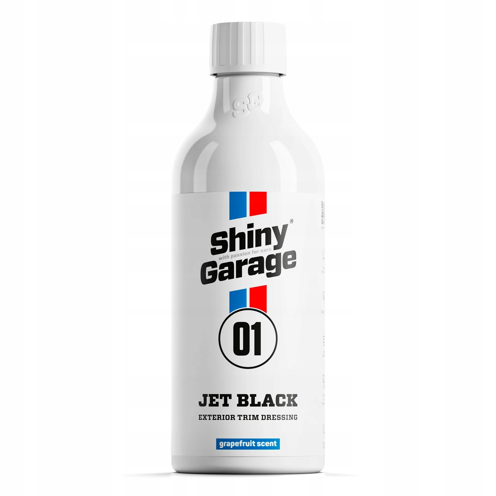 Shiny Garage Jet-Black Exterior Trim 500ml - dressing for plastics