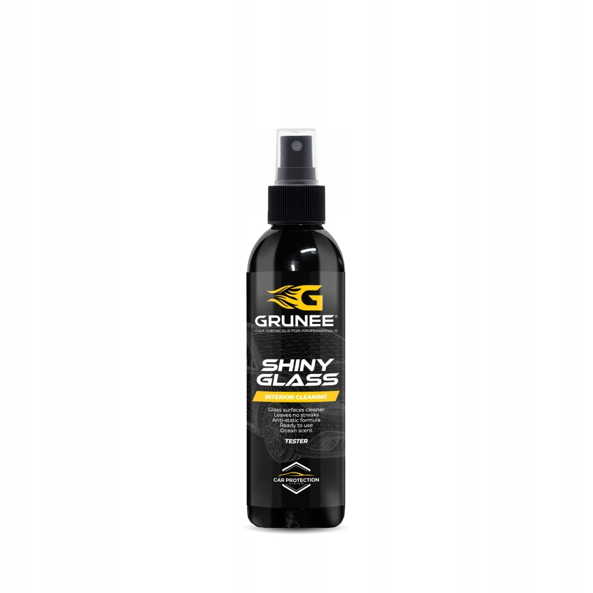 Shiny Glass Cleaner 100ml - Car Window and Mirror Cleaner