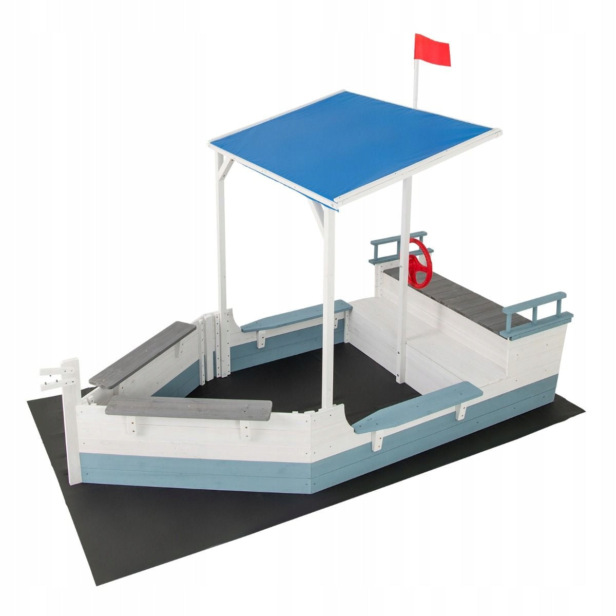 Ship Shaped Sandbox Children's Sandbox Ship