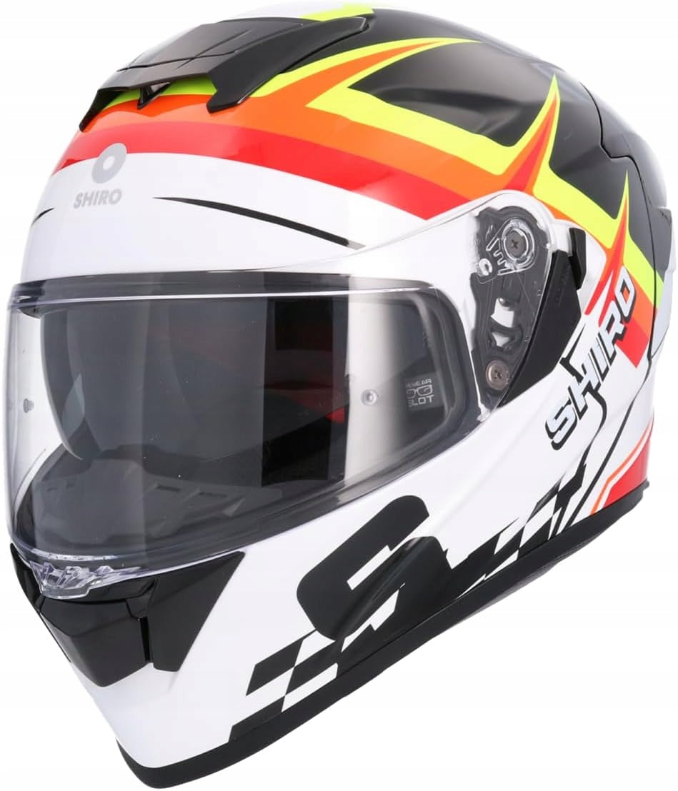 Shiro Pegasus Neranja Motorcycle Helmet Size S 55/56 Double Fast