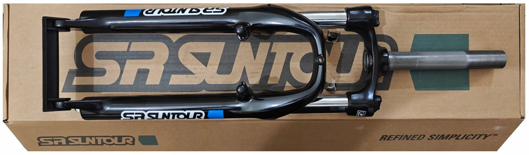 Shock absorber SUNTOUR XCE28 26 thread 1 1/8" 9x100 80mm pints gloss Manufacturer code XCE28 80mm 26"