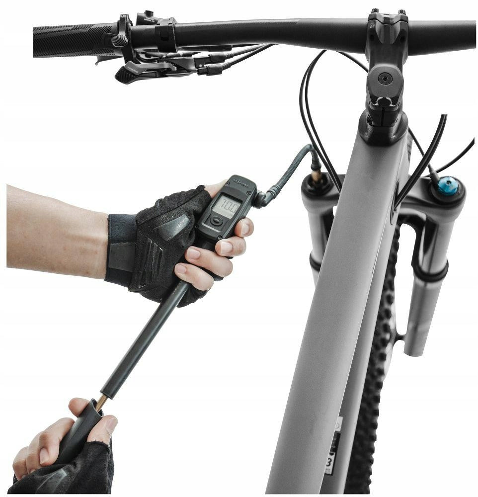 Shock pump Topeak Pocket Shock Digital black Kind for shock absorbers