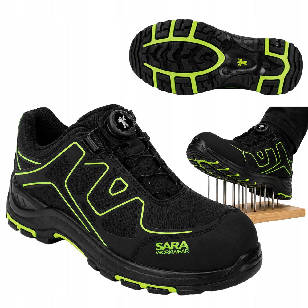 Shoes work shoes comfortable BOA CLASP with toe cap S1P FO HRO SR lightweight
