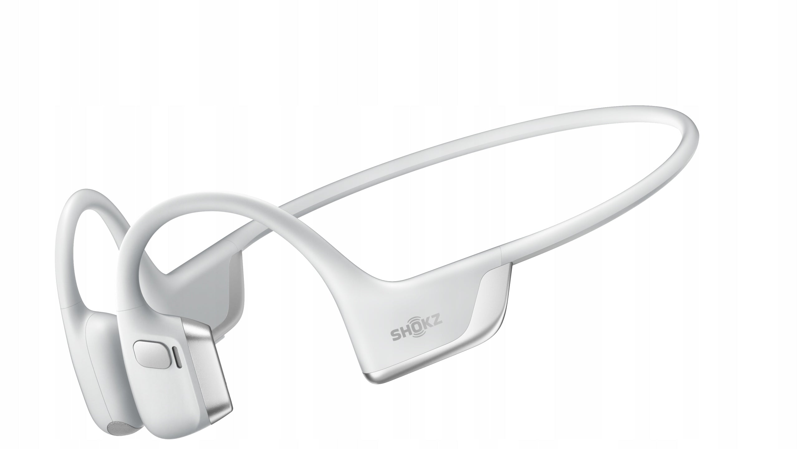 Shokz OpenRun Pro 2 Limited Silver Bone Headphones, Bluetooth, DualPitch