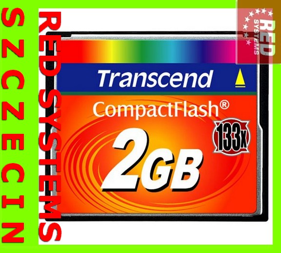 Shop Compact Flash CF Card 2GB Transcend 133x Packaging status original