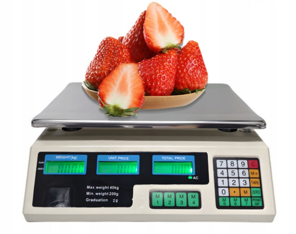 Shop Scale Electronic Warehouse 40 kg 5 g LCD Battery Brand no brand