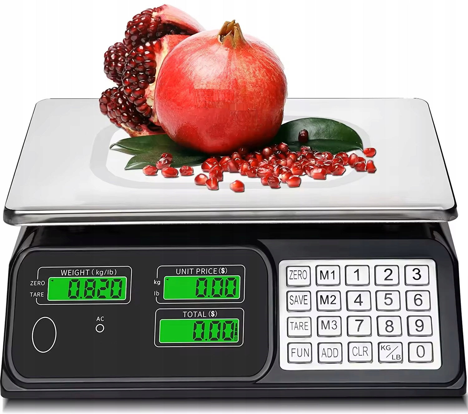 Shop Scale Sideon ACS-831 LCD 40KG/2g Calculation Battery/Network