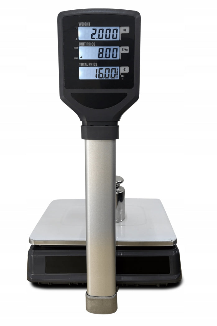 Shop scale BPS 15kg 30kg with boom (with RS232 cable) Packaging status original