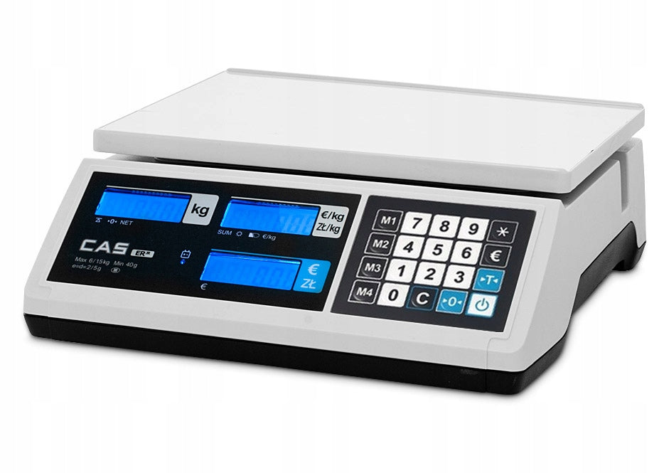 Shop scale CAS ER JUNIOR 15B RS232 LEGALIZATION