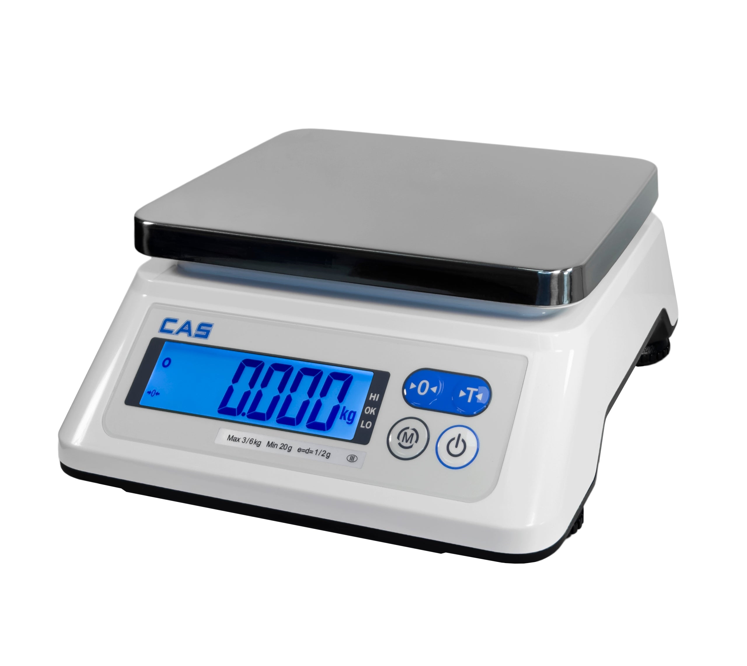 Shop scale CAS SWN-6CC 6KG LEGALIZATION 1/2g