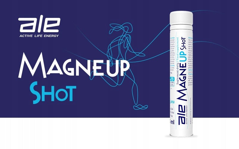 Shot Magnesium ALE MagneUp Shot 25 ml – Magnesium 300 mg + B6, orange flavour Packaging status original