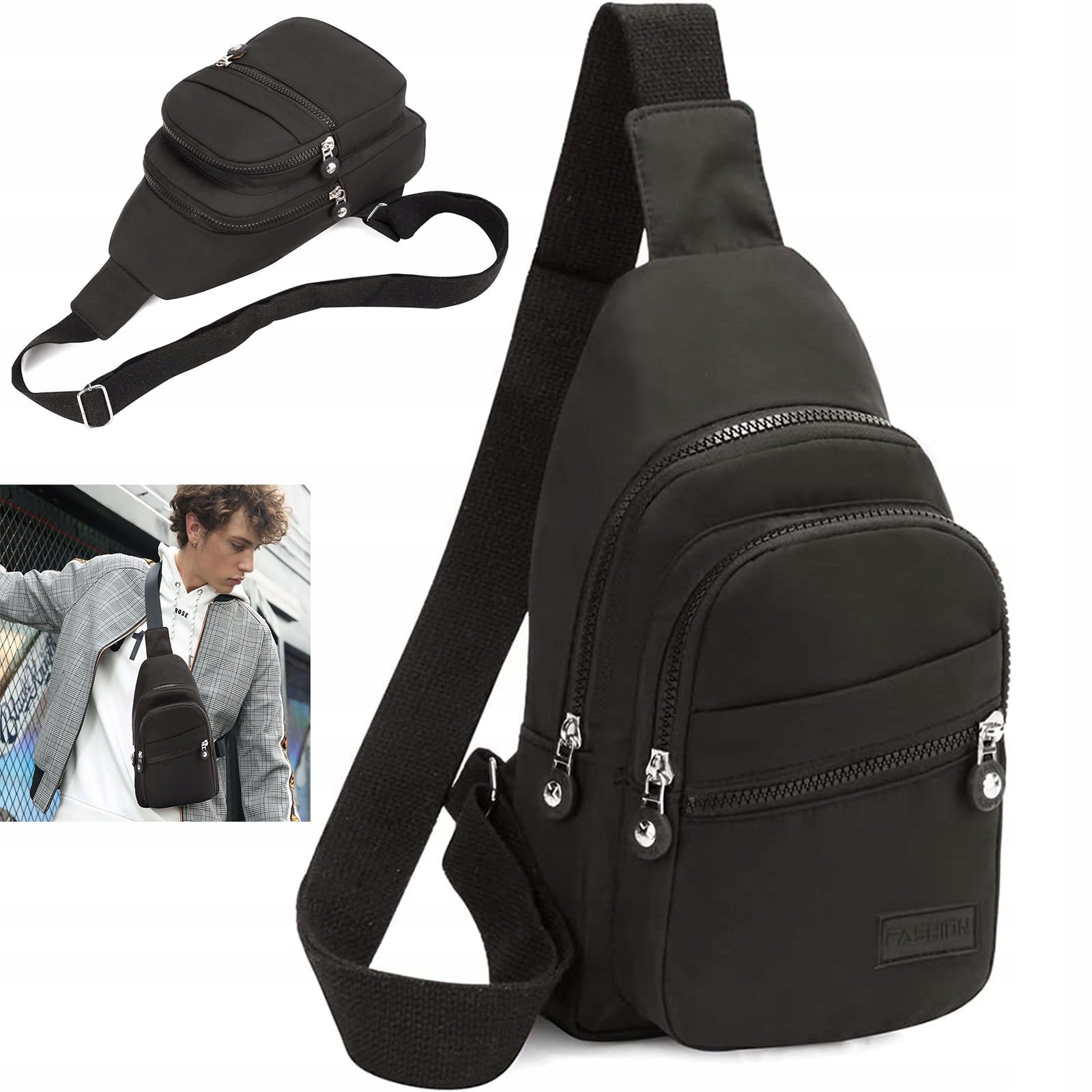 Shouder Bag Waist Sling Bag Crossbody Bag MAN&WOMEN FOR Daily Travel gift