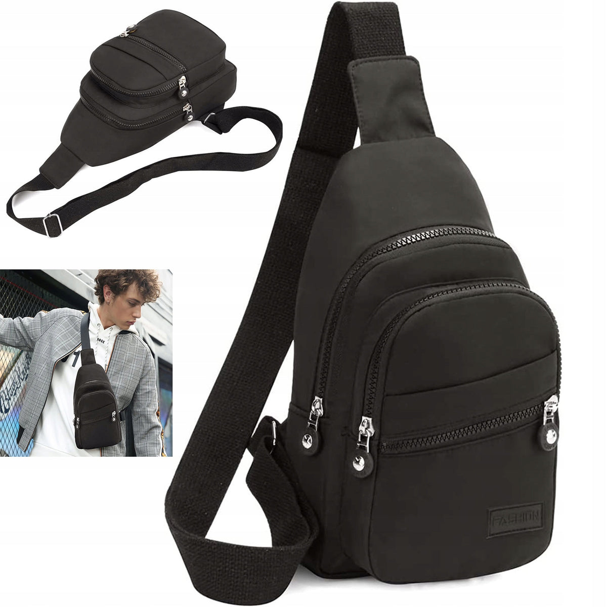 Shouder Bag Waist Sling Bag Crossbody Bag MAN&WOMEN FOR Daily Travel gift