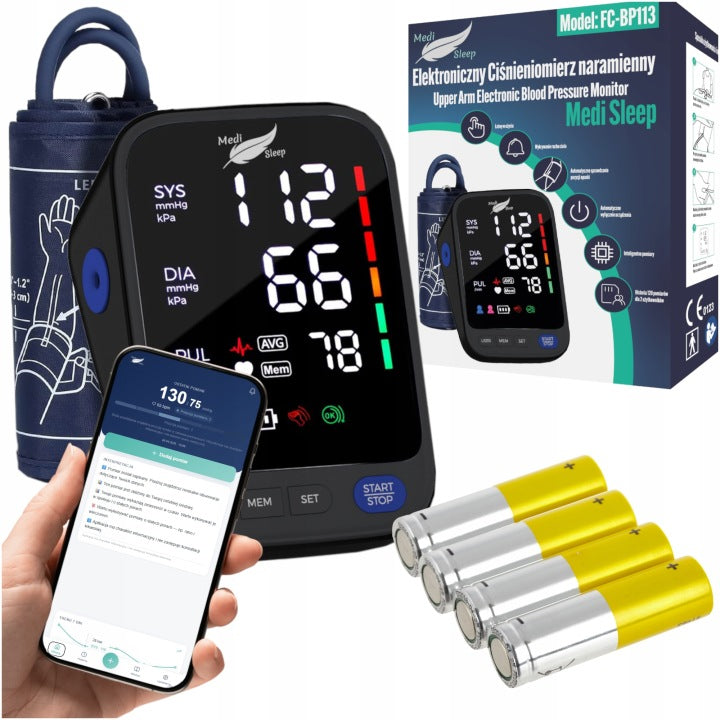 Shoulder BLOOD PRESSURE MONITOR PROFESSIONAL bluetooth AUTOMATIC camera Packaging status original